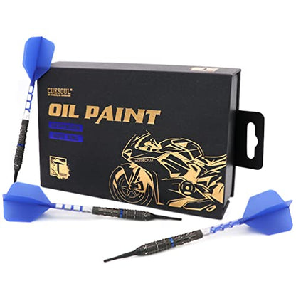 CUESOUL 929 New Launch Motorcycle-Tungsten Soft Tip Dart Set - color: SUSPENSION