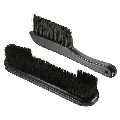 M METERXITY Billiard Pool Table Rail Brushes Set - Billiard Pool Snooker Accessories, Wood Handle Nylon Bristle - color: Black