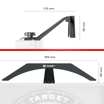 Target Darts Arc Dartboard Cabinet Light Attachment System