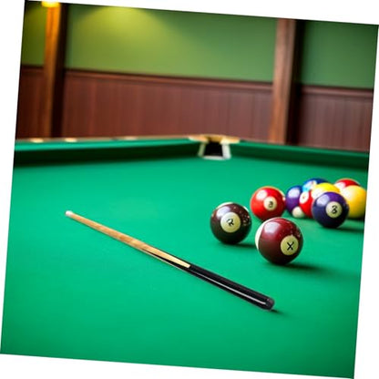 Happyyami Short Pool Cue Stick Lightweight Billiards Cue for Beginners Practice Compact Design for Easy Transport and Storage Suitable for Home and Bar Use