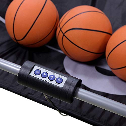 Saturnpower Shot Creator Indoor Basketball Arcade Game Foldable Electronic Double Shootout Sport Game Official Home Dual Shot Basketball 2 Player with 4 Balls