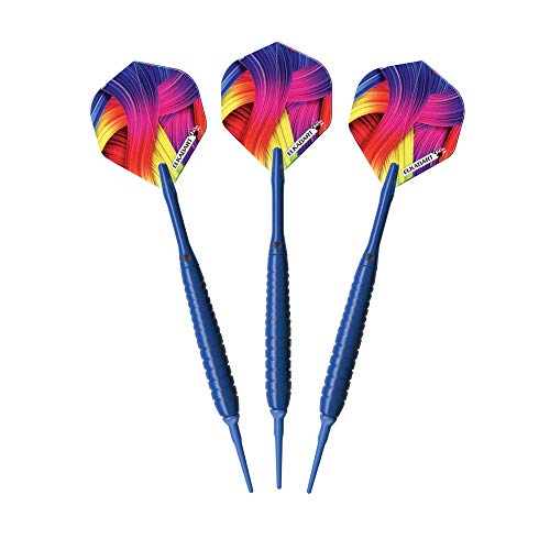 Elkadart Neon Soft Tip Darts, 18-Gram - color: Neon Blue