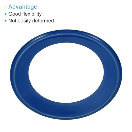 PATIKIL Flying Rings, PP Plastic Flying Discs for Sports Outdoor Playing Game Beach Pool Camping - color: Navy Blue