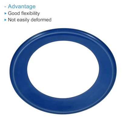 PATIKIL Flying Rings, PP Plastic Flying Discs for Sports Outdoor Playing Game Beach Pool Camping - color: Navy Blue