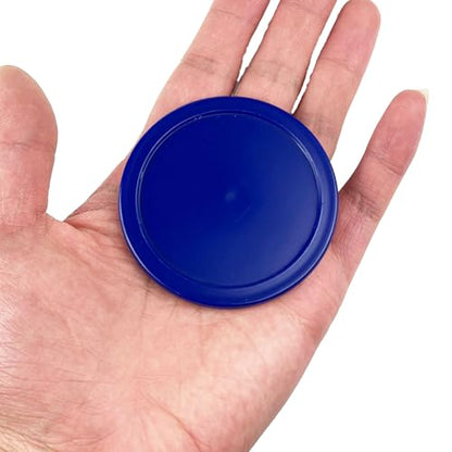 12 Pack 2.5 Inch Air Hockey Pucks for Small Size Table - color: Blue