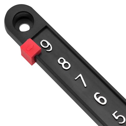 AYLIFU Scoring Board Foosball Score Counter Snooker Scorer Black 5.29×0.57inch for Standard Foosball Tables 2PCS