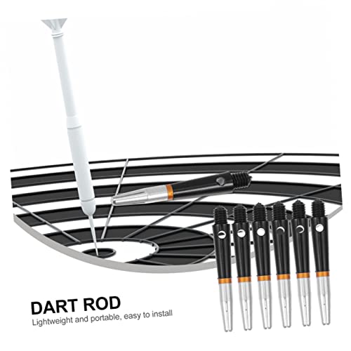 ibasenice Accessories Throwing Rotate Stems Short Shafts Soft Tip Flying Shaft Wear-Resistant Poles Replaceable
