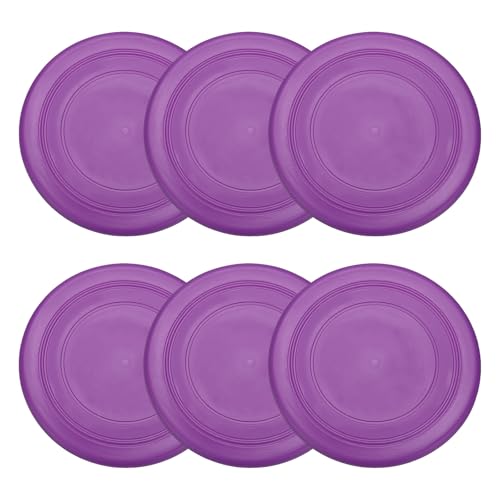 Soft Flying Disc, Sports Flying Discs Outdoor Flying Disc Training Playing-Fitting for(Beach/Backyard/Lawn/Park) - color: Purple