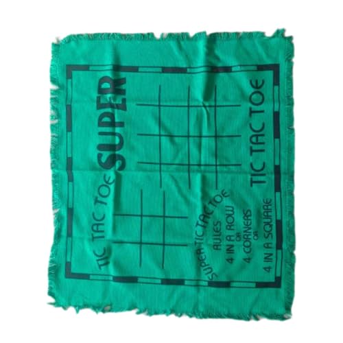 kowaku Checkers Board Game Set Toe Board 3 in 1 for Kids Adults Big Checker Board Game Giant Checkers, Green