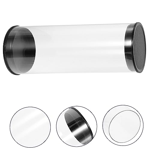 Toddmomy Golf Tube Clear Baseball Display Case Golfs Case Golfs Organizers Art Tube Golf Display Case Clear Tubes