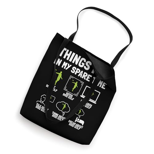 Disc Golf Spare Time Frisbee Player Funny Gift Tote Bag