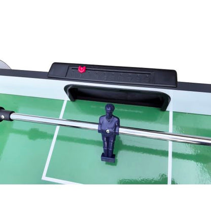4ft Foosball Table Soccer Game Table Easy to Assemble with Wooden Steel Construction Indoor Sports Fun for Adults & Teens in Home&Apartments&Game Rooms - color: Wood