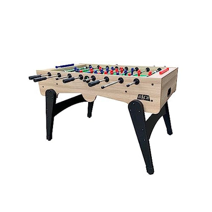 KICK Armada 55" Foosball Table – Professional Full-Size Indoor Game Table - color: Brown