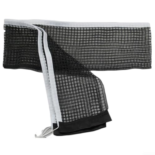 Table Tennis Net Replacement Cotton for ping Pong Mesh Grid Netting Indoor Game Replacement Equipment Fitting Standard Posts Clamps for Leisure Match Competition Table Games