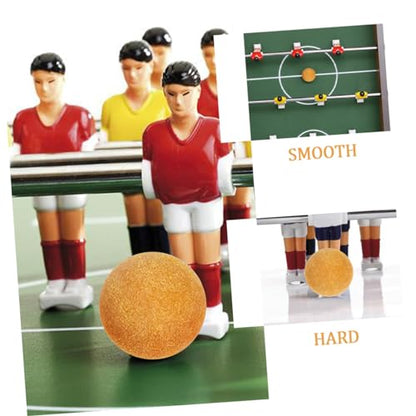 ibasenice 6pcs Table Soccer Table Football Replacements Adult Foosball Desk Game Balls Foosball Accessories