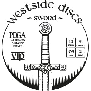 Westside Discs Origio Burst Sword Disc Golf Disc | User Friendly and Controllable Disc Golf Disc | Straight Flying Distance Driver | 170g Plus | Stamp Color Will Vary (Gray) - color: Gray
