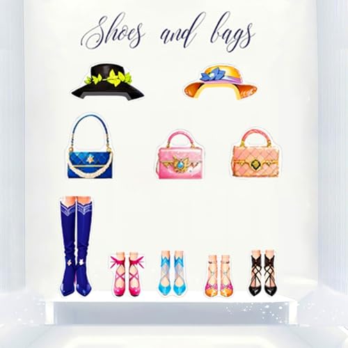 Magnetic Dress Up Paper Doll Playset,Pretend Play Game Travel Toys Car Road Trip Activity,Magnet Clothes Puzzles Kids Toddler Girls,Preschool Learning Created Imagine Birthday Gift - color: D Set