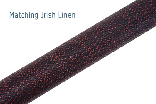 58 inch Hand-Painted Series 2-Piece Billiard Pool Cue Stick with Irish Linen Wrap - color: Red, size: 21oz