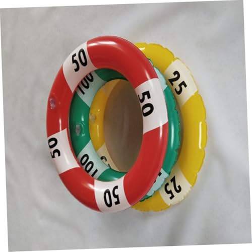 NOLITOY Inflatable Ring Toss Hat Fun Throwing Game for Adults PVC Material Easy Inflate and Fold Outdoor and Indoor Educational Plaything to Enhance Motor Skills and Coordination