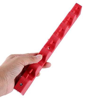 Ruilogod Rubber Snooker Table Billiard Wall Mounted 6 Cue Sticks Rack Holder Pool Red (id: 0a5 7e4 cb6 279 883