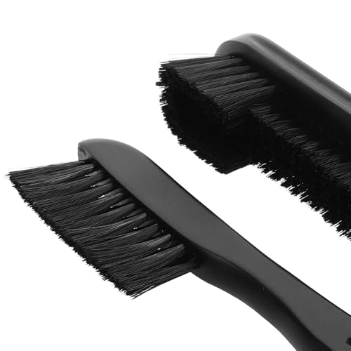 1 Set Pool Table Brush for Felt - Wooden Handle Nylon Bristle Brush Set for Billiard Table Cleaning and Rail Maintenance - Snooker Cleaner Accessories Kit