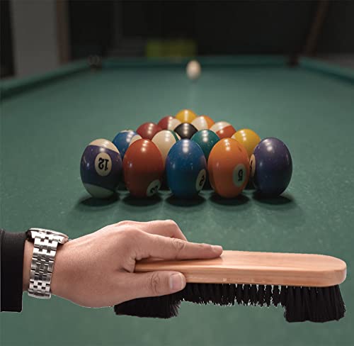 Billiard Pool Table and Rail Brush Set Wooden Pool Table Nylon Bristle Brush Billiards Table Snooker Accessorie