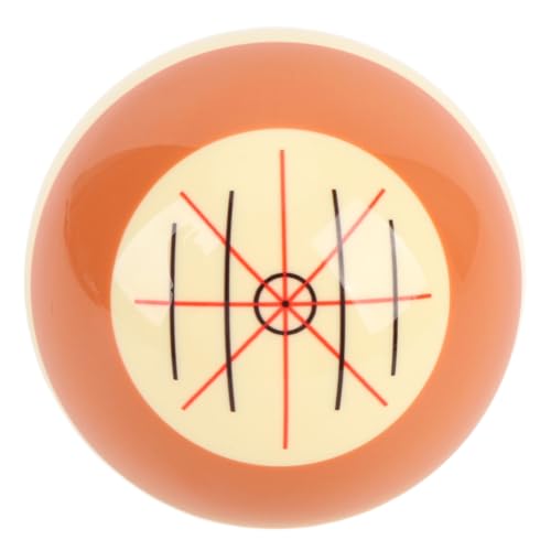 Training Billiards Cue Ball Resin Standard Pool Practice Cue Ball for US Billiards Eight Balls 57.2mm Diameter