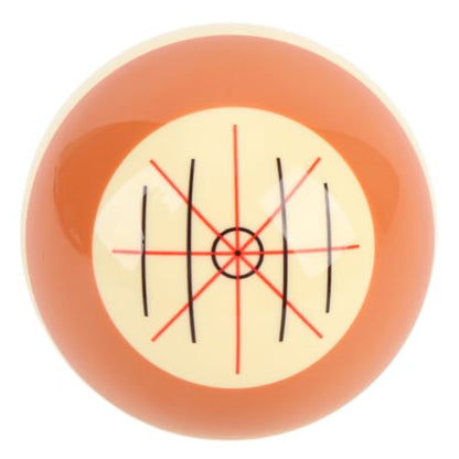 Training Billiards Cue Ball Resin Standard Pool Practice Cue Ball for US Billiards Eight Balls 57.2mm Diameter