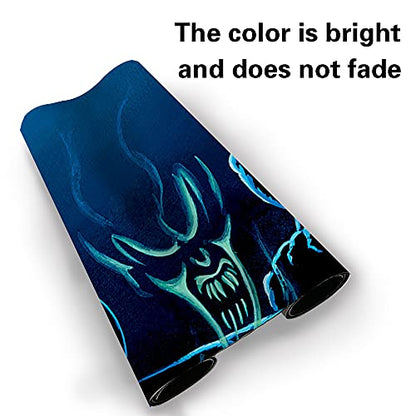 Board Game MTG Playmat Games Size 60X35 cm CCG Compatible for MTG CCG RPG Trading Card Game (All-Hallow'S-Eve) - color: All-hallow's-eve