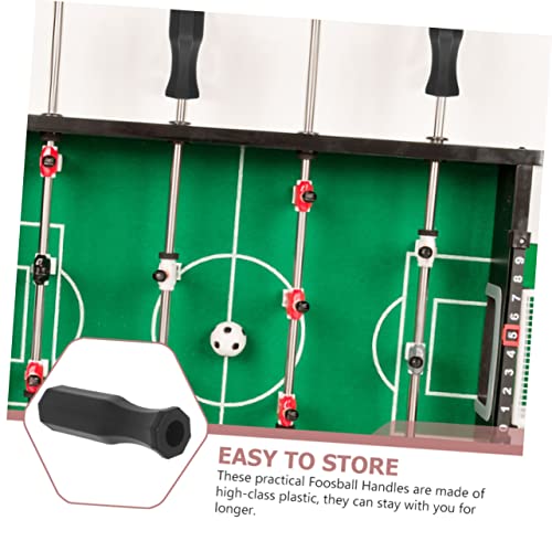Happyyami 8pcs Ergonomic -Skid Foosball Handles Replacement Grips for Standard Table Soccer Accessories Convenient for Enhanced