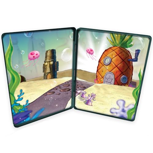 Spongebob Squarepants - Magnetic Creations Tin - Dress Up Play Set - Includes 2 Sheets of Mix & Match Dress Up Magnets with Storage Tin. Great Travel Activity for Kids and Toddlers! - style: Spongebob