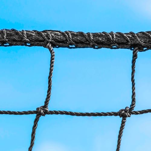 Stop that Ball™ Backstop Net Systems | Multi-Sport Ball Stop Net & Posts | Pop-Up, Freestanding & Socketed Options [7 Sizes] - size: 10ft, style: Socketed