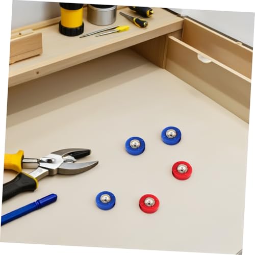 Abaodam 30pcs Mini Shuffleboard Replacement Pucks with Precision Rollers for Tabletop Curling Game Portable Sliding Beads for Family Gatherings and Party Entertainment