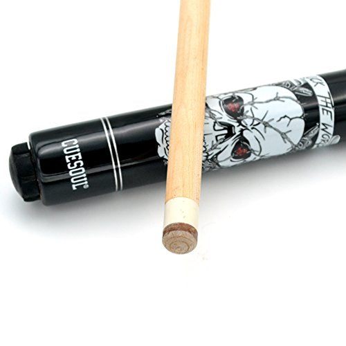 CUESOUL 58 inch 1/2 Maple Pool Cue Stick Kit-Rockin Series - color: G301, size: 21oz