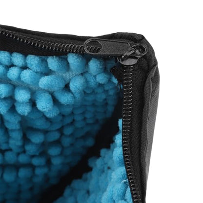 Alomejor Disc Golf Cleaning Storage Bag, Ample Storage Space, Lightweight and Portable, Durable and Longlasting, Professional 2 In 1 Bag with Hook for Easy Portability