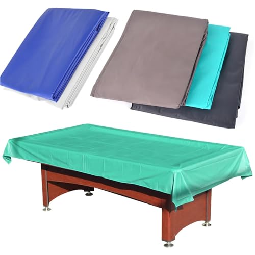 1pc Billiard Pool Table Cover Snooker Tennis Dustproof For 7ft 8ft(White,276x169cm) - color: White, size: 276x169cm