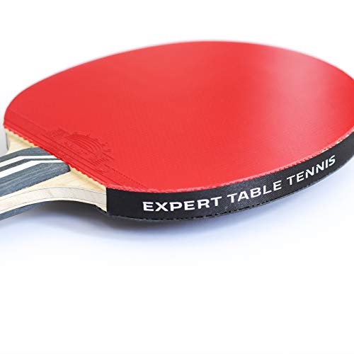 Palio Legend 3.0 Table Tennis Racket & Case | ITTF-Approved Advanced Ping Pong Paddle | Maximum Power, Speed & Spin - style: Single Bat