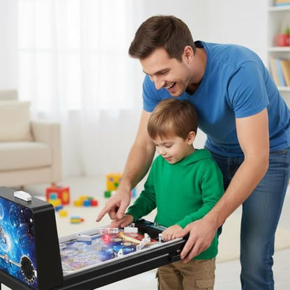 Electronic Arcade Pinball, Ball Shooting Desktop Game, Nostalgia Arcade Machine, Light and Sound Effects, Pinball Game for Kids & Adults Ages 6+