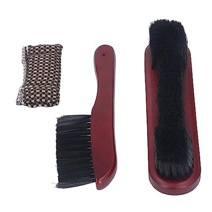 Billiards Pool Table and Rail Brush Set, Cue Cleaning Cloth, Club Wipe Dry Cloth, Pool Table Accessories Brush Kit for The Cleaning and Maintenance of Billiard Tables - color: Burgundy