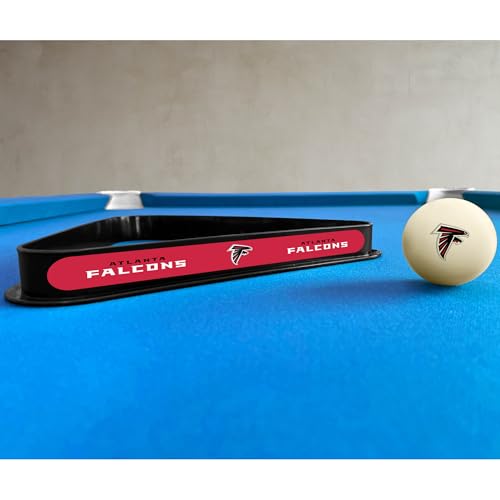 Imperial NFL Cue Ball & Rack Set - color: Atlanta Falcons, White