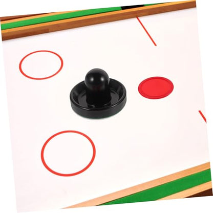 Toddmomy Air Hockey Table Accessories Set 2 Mini Ice Hockey Pucks Portable Tabletop Game Supplies for Boys and Girls and Adults for Indoor Parties and Family Fun