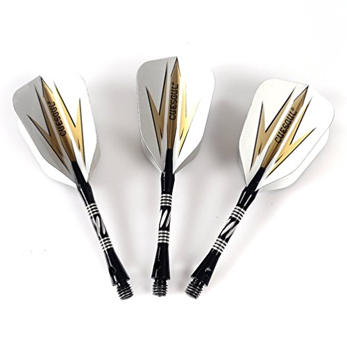 CUESOUL 20/21/22/23/26 Grams Steel Tip Darts - Black Coating Brass Barrels - color: F1307-02-20g