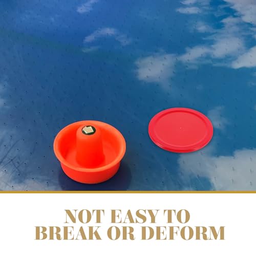 5Pcs 5PCS Air Hockey Pucks Plastic Replacement Indoor Table Hockey Accessories for Recreational and Entertainment Rooms Red Color