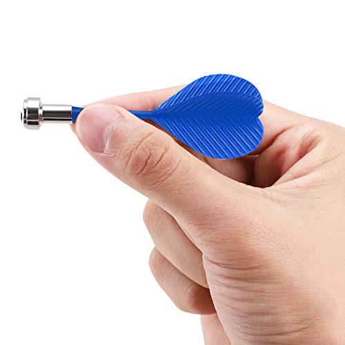 Accmor Magnetic Darts, Magnetic Darts Replacement for Magnetic Dartboard - color: 36 Pack-Red, White, Black, Blue, Yellow, Green