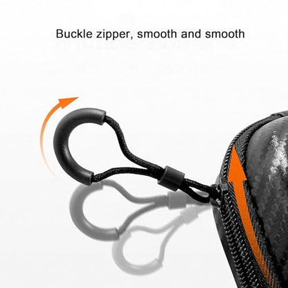 Table Tennis Racket Case - Waterproof Hard Case, Portable Paddle Storage Bag for 2 Rackets and 3 Balls