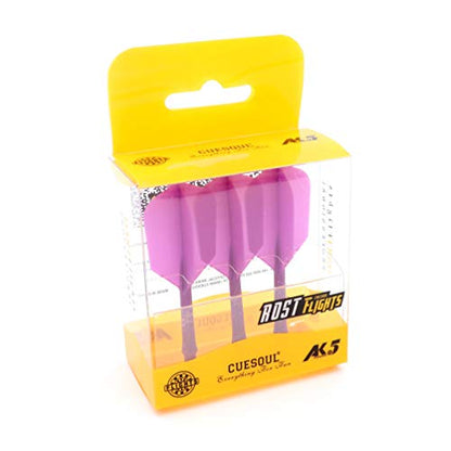 CUESOUL ROST Integrated Dart Shaft and Flights Medium,Slim Shape,Set of 3 - color: Purple