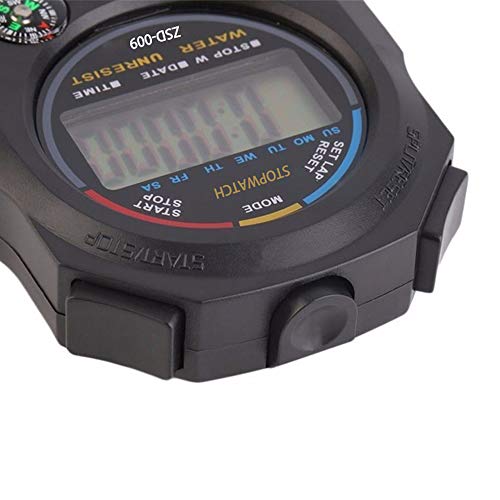 6 Pack Multi-Function Electronic Digital Sport Stopwatch Timer, Large Display with Date Time and Alarm Function,Suitable for Sports Coaches Fitness Coaches and Referees - style: 6pack