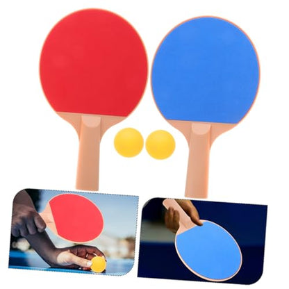 BESPORTBLE Table Tennis Racket Set Pong Paddles Professional Outdoor Balls Equipment