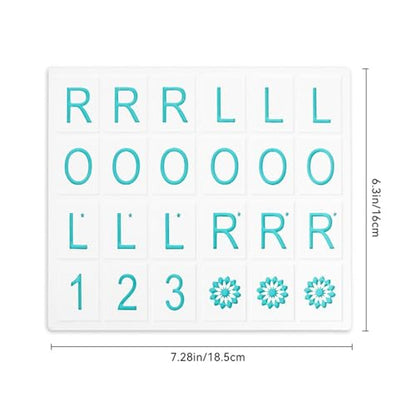 Mahjong Solo Practice Board - Solo Mahjong Board,18.5 * 16cm, Portable Tile Pattern Learning & Strategy Practice Boards for Beginners and Advanced Players - color: Sky Blue