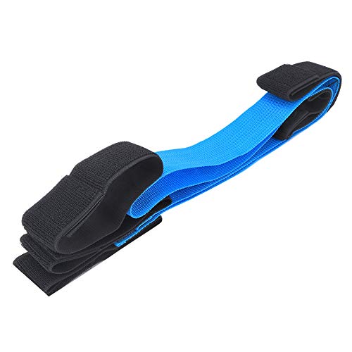 Cooperative Legged Race Band, Team Building Game, Adjustable Elastic Ankle Straps for 3 or 5 People Group, Ribbon with Zippered Storage Bag, Fun Outdoor Party Game for - style: A set of 5 people